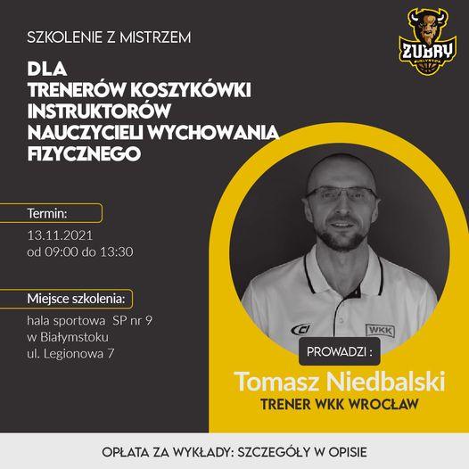 Artykuł na temat: Szkolenie z Tomaszem Niedbalskim